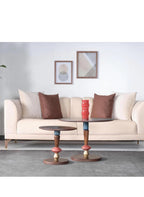 Natural Walnut Coffee Table Set | Scandinavian Modern Living Room Furniture