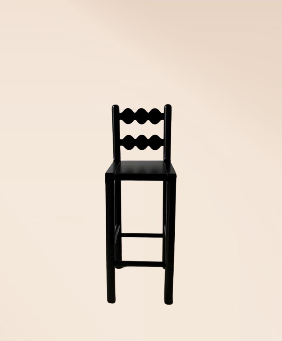 Handcrafted Solid Wood Farmhouse Chair | Rustic Dining  | Natural Wood Vintage Seating | Boho Home Furniture