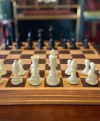 Handcrafted Maple & Walnut Chessboard – Regulation Size | Luxury Wooden Chess Set | Custom Edge Profile Options