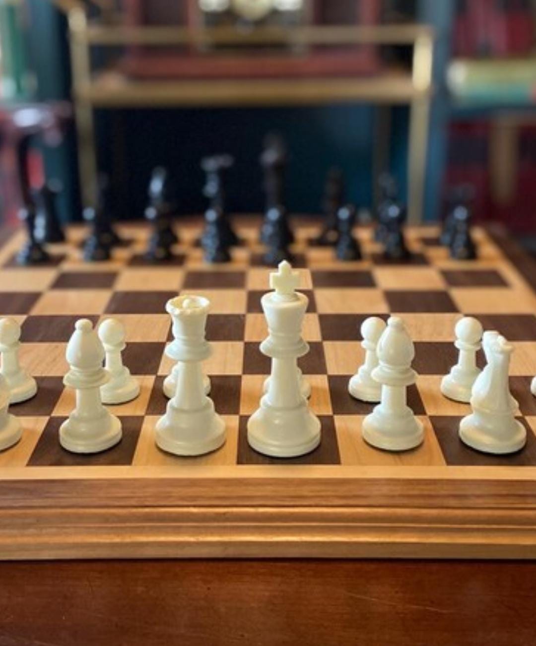 Handcrafted Maple & Walnut Chessboard – Regulation Size | Luxury Wooden Chess Set | Custom Edge Profile Options