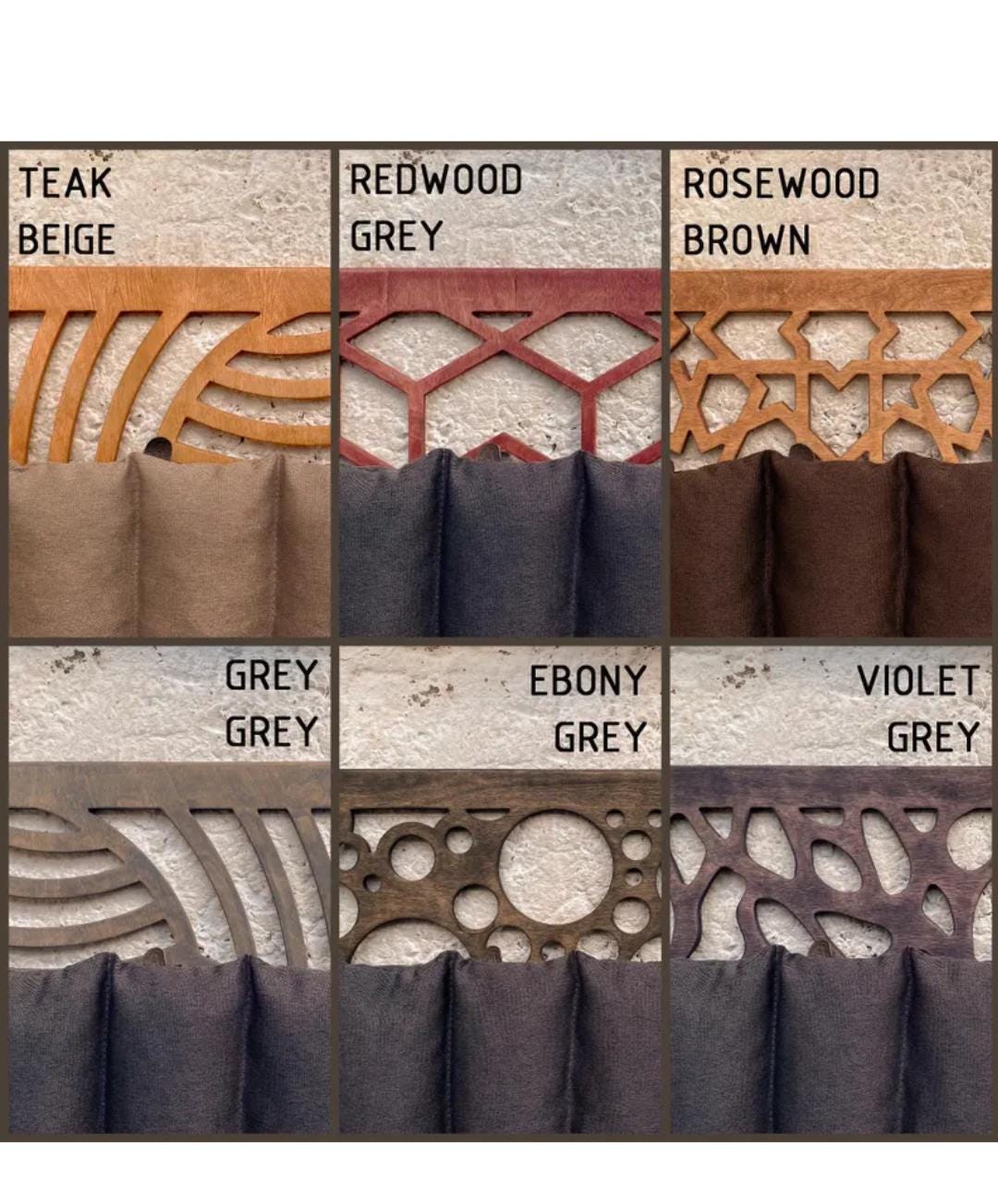 Large Wooden Indoor Dog Kennel | Handmade Dog Crate Furniture | Honeycomb Mesh Pattern | Modern