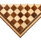 Hand-Carved Golden Rosewood Chessboard – Tournament Size, Heirloom Quality