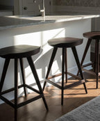 Handcrafted Mid-Century Modern Swivel Bar Stool | Tractor Seat