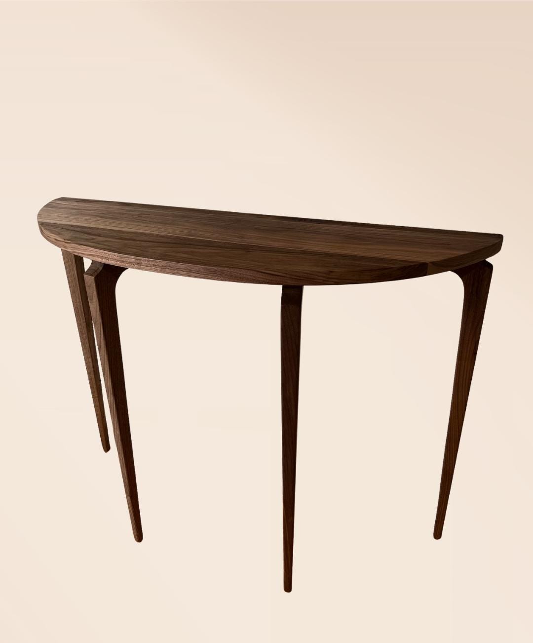 Handmade Solid Wood Console Table | Customizable Entryway Hallway Table