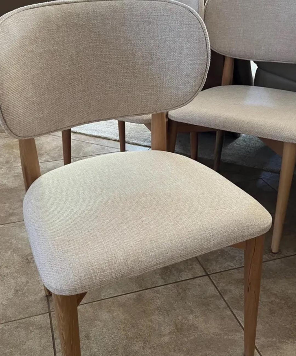 Handcrafted Wooden Dining Chair – Modern Hornbeam Wood Chair with Backrest | Custom Upholstery | Durable & Stylish Seating