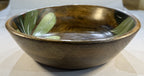 🌿 Handcrafted Wooden Bowl with Floral Design – Multiple Sizes