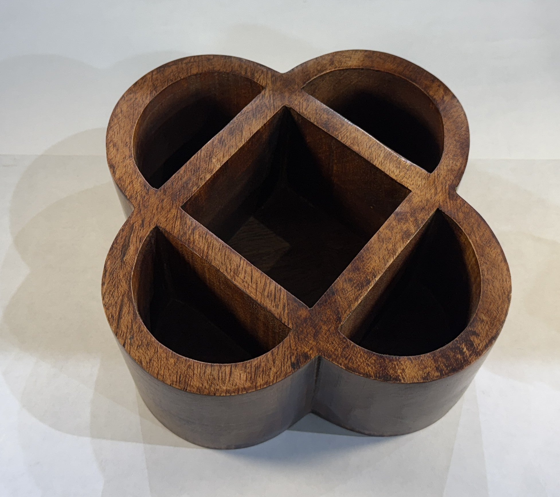 Handcrafted Wooden Multipurpose Organizer – 18x18x8 cm