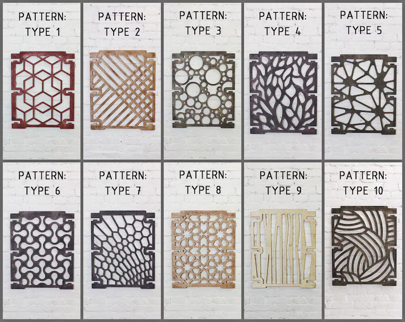 🐾 Double Dog Kennel for Large Dogs – Handmade Indoor Dog Crate with Oriental Star Pattern Panels