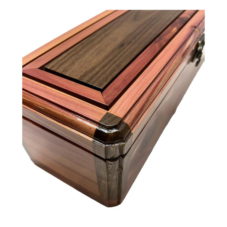 Handcrafted Wooden Wine Box – Elegant Keepsake Gift Box