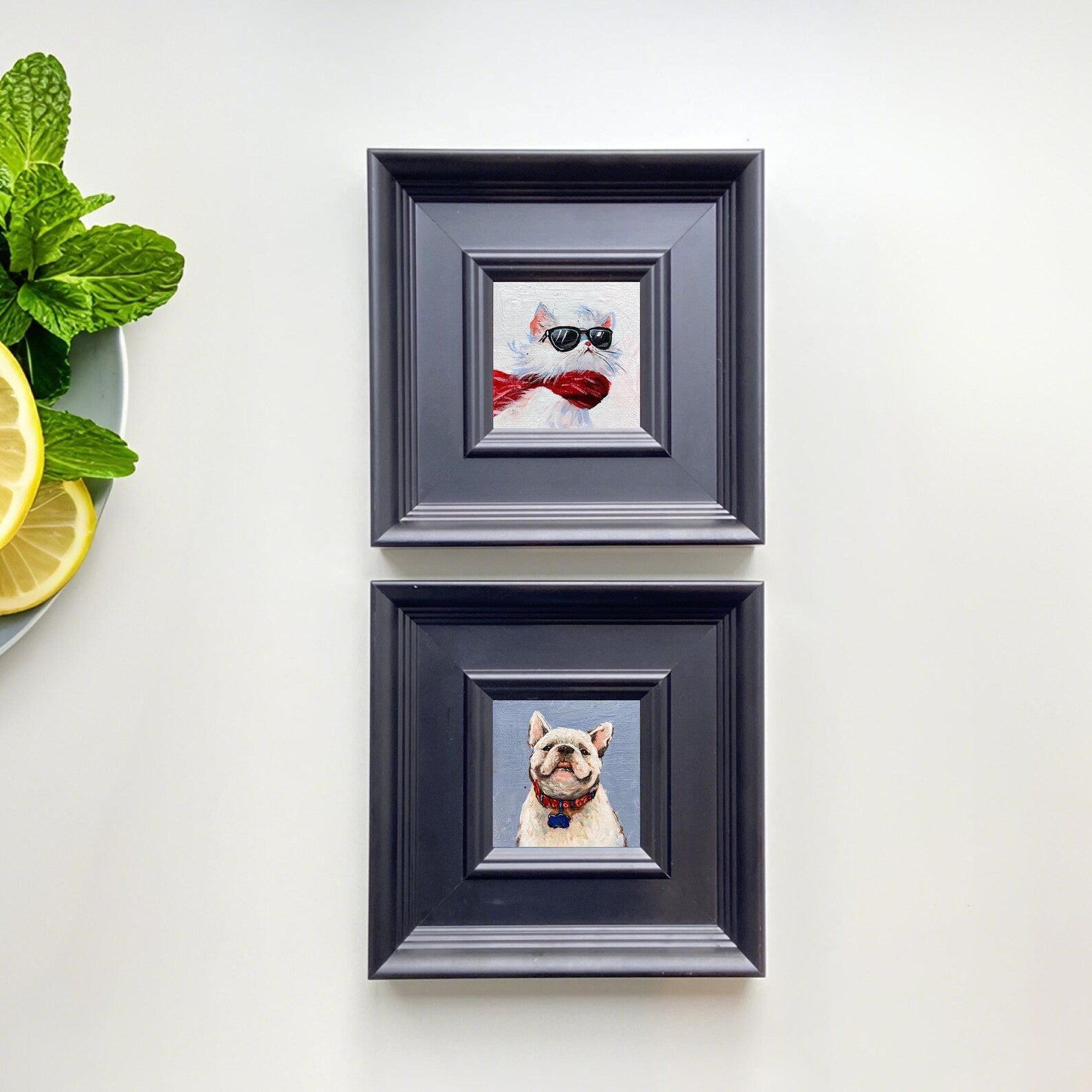 Cool Cat in Shades – Mini Framed Art