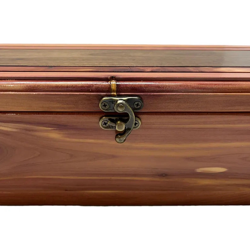 Handcrafted Wooden Wine Box – Elegant Keepsake Gift Box