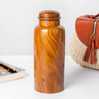 Handcrafted Wooden Water Bottle – Eco-Chic Hydration