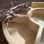 Wooden Sorting Tray with 7 Compartments | Montessori Tinker Tray | Loose Parts Organizer | Baltic Birch Plywood Serving & Storage Tray