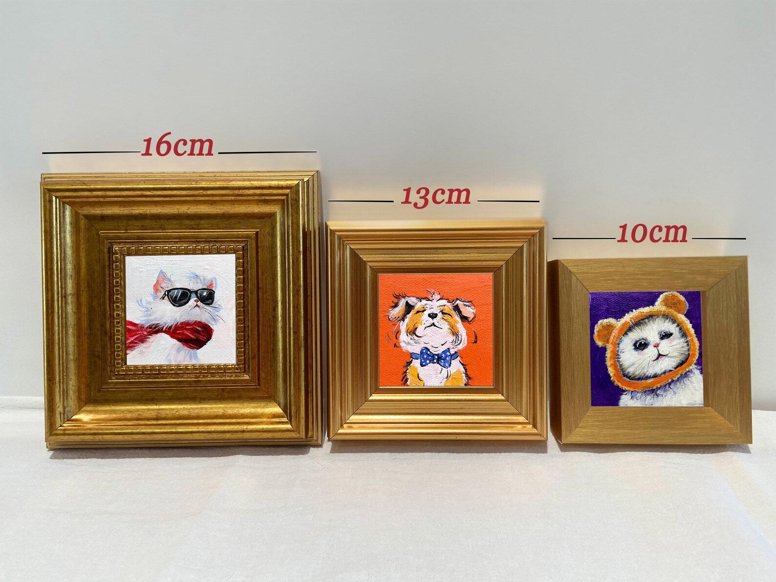 Cool Cat in Shades – Mini Framed Art