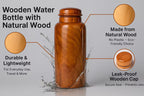 Handcrafted Wooden Water Bottle – Eco-Chic Hydration