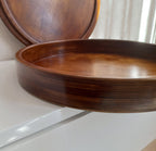 🍂 Handcrafted Wooden Tray with Lid | Rustic Storage & Serveware