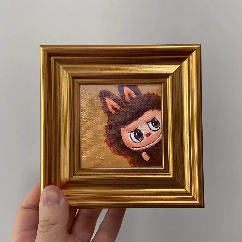 Labubu Oil Painting
