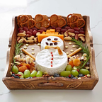 Hand Carved Mango Wood Tray – Rustic Ottoman & Coffee Table Decor by Arjun Handicrafts