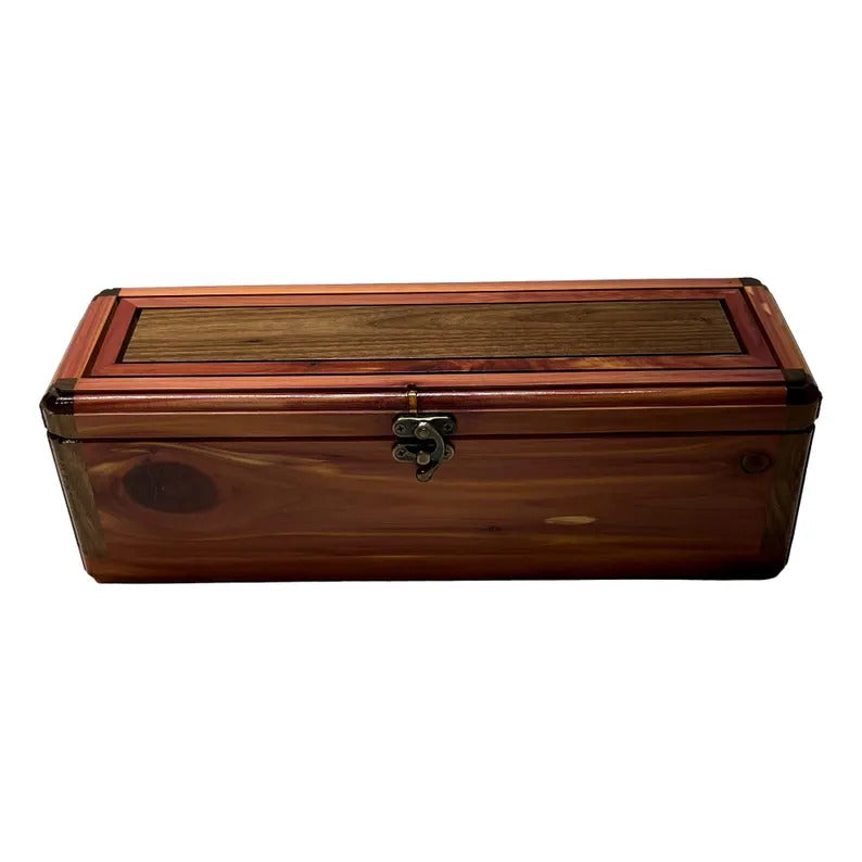 Handcrafted Wooden Wine Box – Elegant Keepsake Gift Box