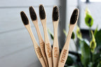 🌿 Personalized Engraved Bamboo Toothbrush – Add Your Name! 🪥