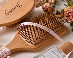 Customized Bridesmaids Name Wooden Comb – Personalized Wedding Party Gift by Arjun Handicrafts