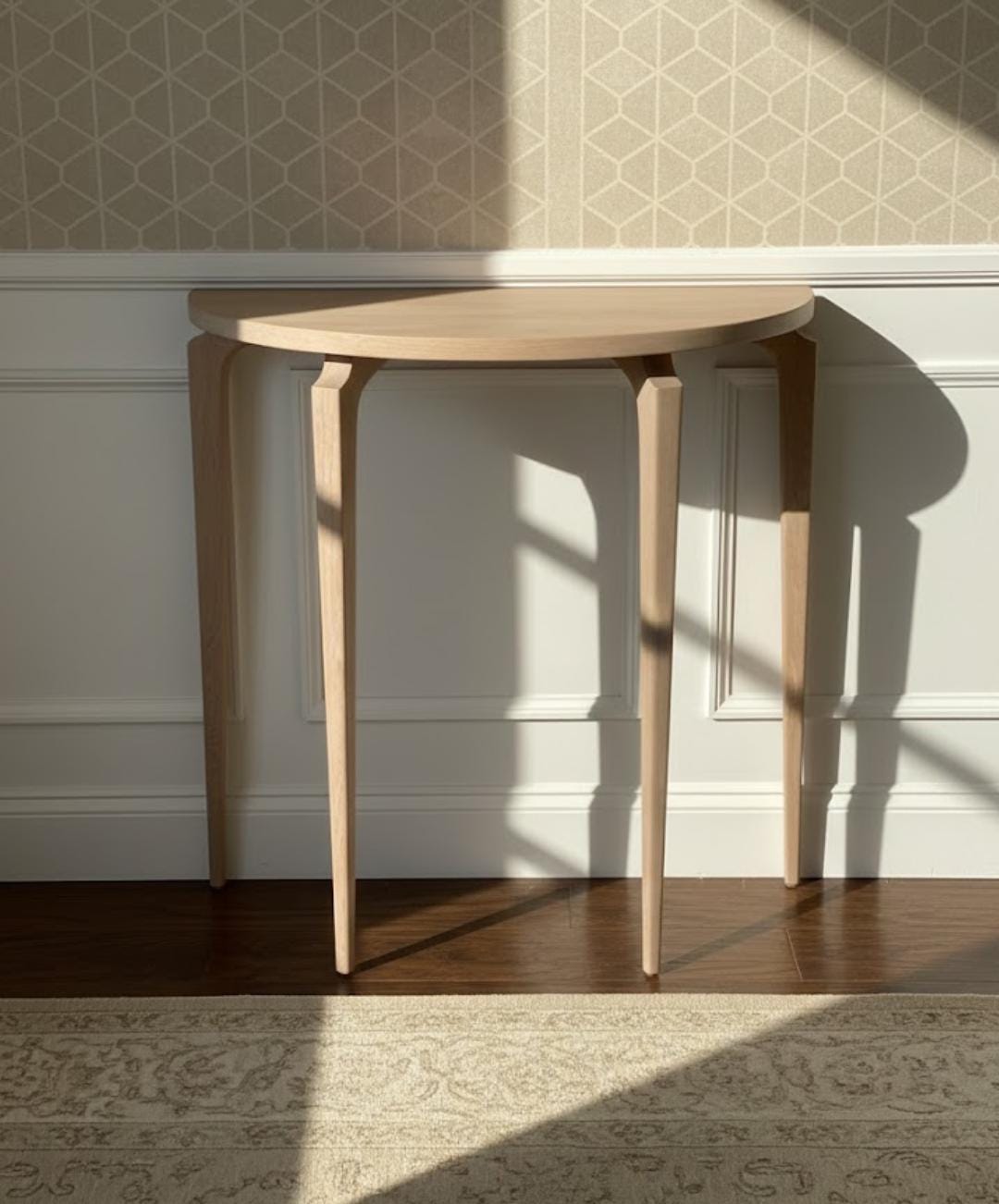 Handmade Solid Wood Console Table | Customizable Entryway Hallway Table