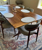 Handcrafted Wooden Dining Chair – Modern Hornbeam Wood Chair with Backrest | Custom Upholstery | Durable & Stylish Seating