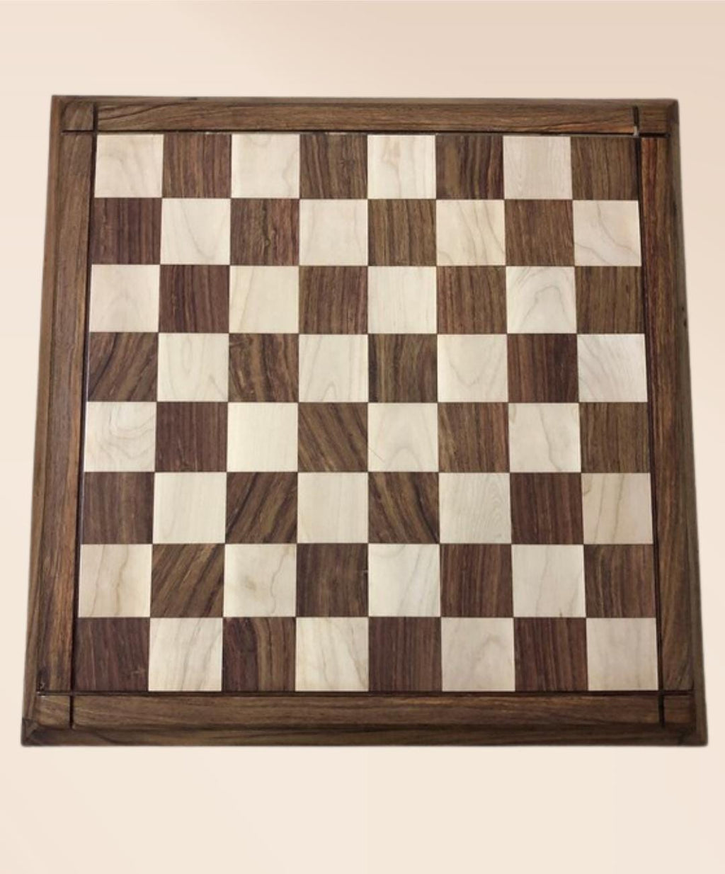 Hand-Carved Golden Rosewood Chessboard – Tournament Size, Heirloom Quality
