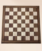 Hand-Carved Golden Rosewood Chessboard – Tournament Size, Heirloom Quality