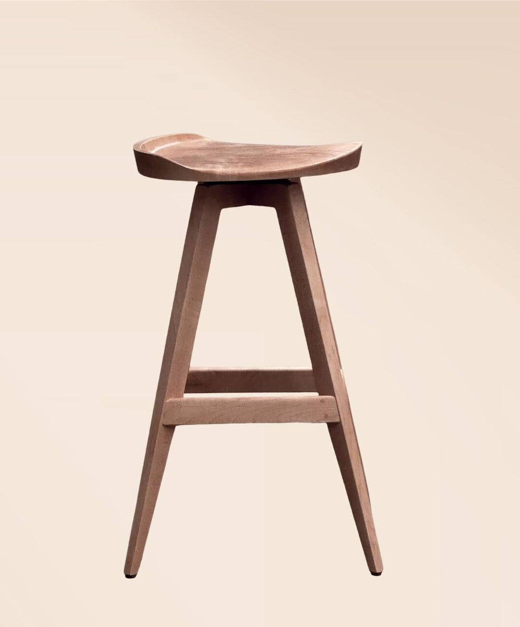 Handcrafted Mid-Century Modern Swivel Bar Stool | Tractor Seat