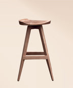Handcrafted Mid-Century Modern Swivel Bar Stool | Tractor Seat