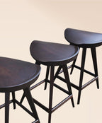 Handcrafted Mid-Century Modern Swivel Bar Stool | Tractor Seat