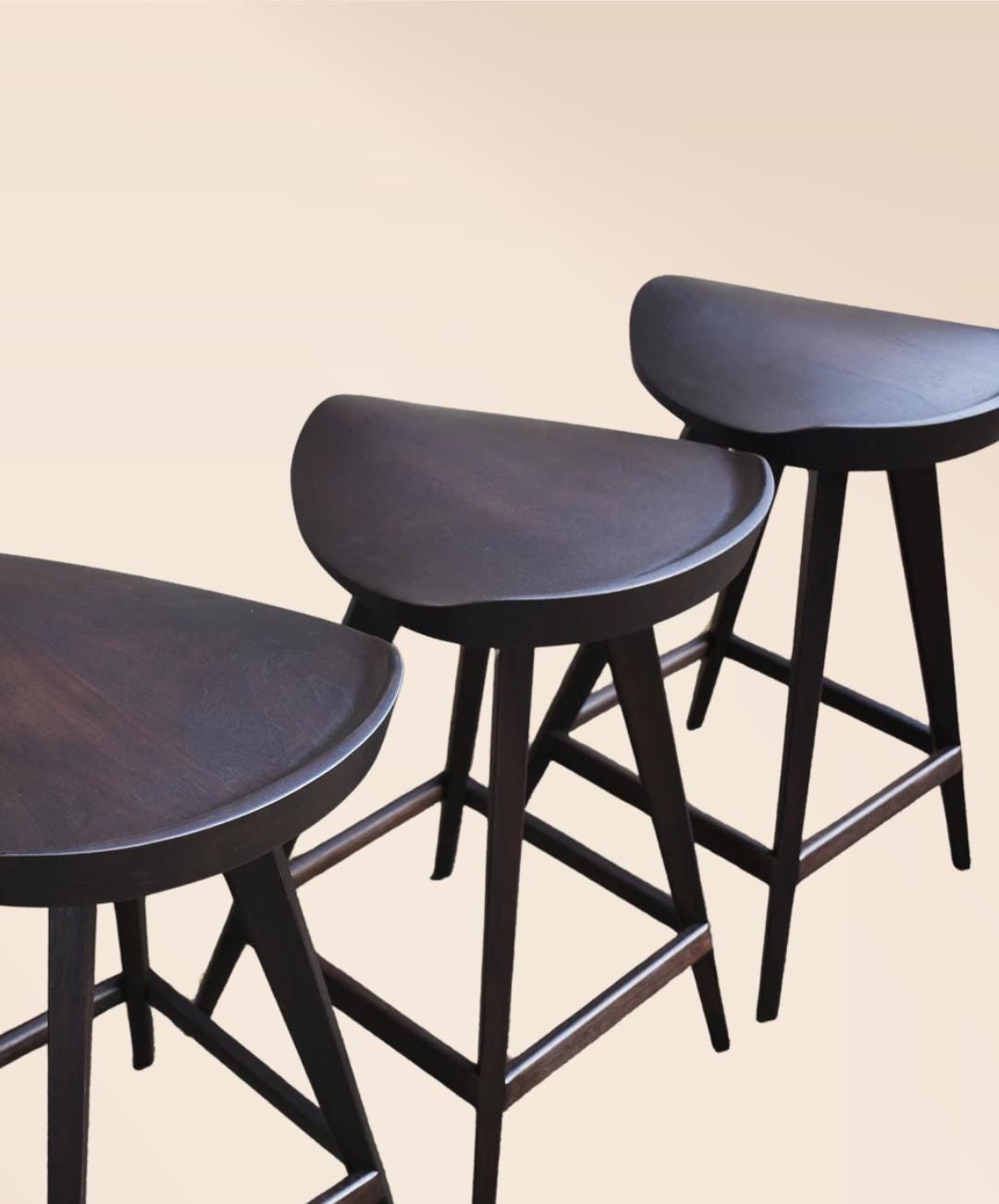 Handcrafted Mid-Century Modern Swivel Bar Stool | Tractor Seat