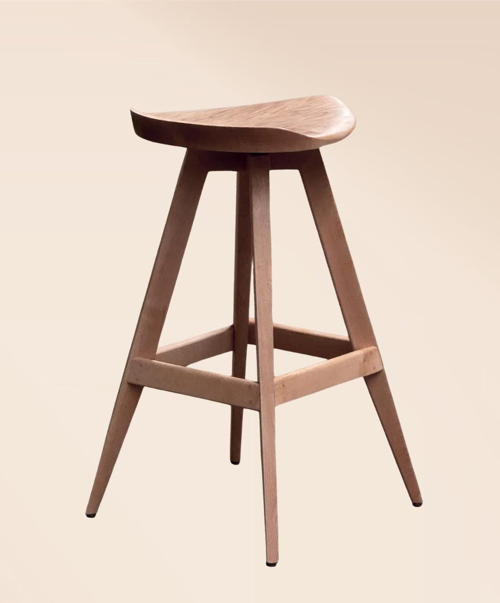 Handcrafted Mid-Century Modern Swivel Bar Stool | Tractor Seat