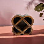 Handcrafted Wooden Multipurpose Organizer – 18x18x8 cm