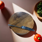 Premium Wooden Cutting Board – 22x22x4.5 cm