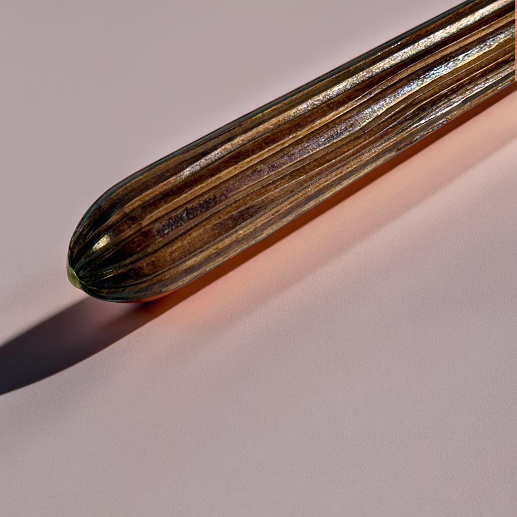 Brass Scoop with Wooden Handle (15×10×6 cm)