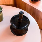 Handcrafted Wooden 2-Tier Serving Stand – 25x25x26 cm