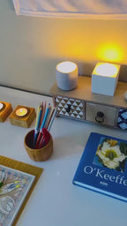 Personalized Wooden Candle Holder | Eco-Friendly Tealight Holder Set | Unique Candle Stand for Yoga, Meditation & Home Decor Gifts